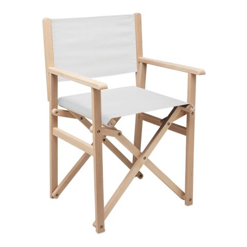 Chaise de plage pliable en bois blanc | sans marquage | non disponible | non disponible | non disponible