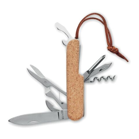 Couteau multi-outils en liège beige | sans marquage | non disponible | non disponible