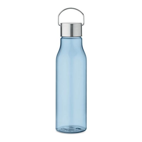 Bouteille en RPET 600 ml bleu clair/transparent | sans marquage | non disponible | non disponible