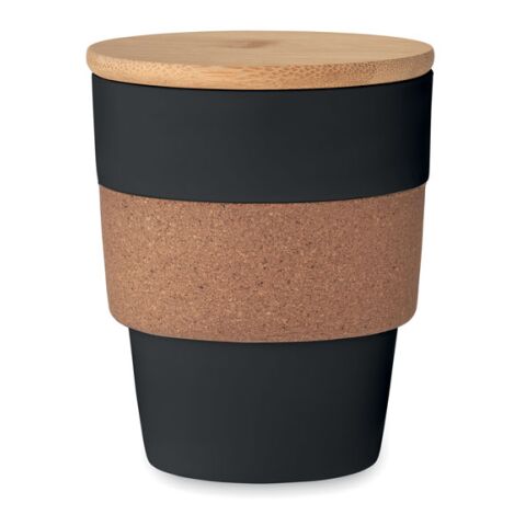 Gobelet en PP recyclé 300 ml noir | sans marquage | non disponible | non disponible