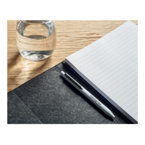 Conférencier A4 en RPET gris foncé | sans marquage | non disponible | non disponible | non disponible