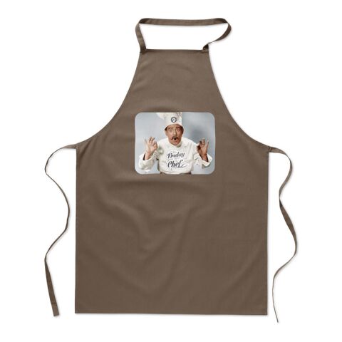 Tablier 100% coton taupe | sans marquage | non disponible | non disponible | non disponible