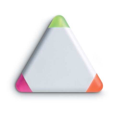 Surligneur 3 coul.triangulaire blanc | sans marquage | non disponible | non disponible