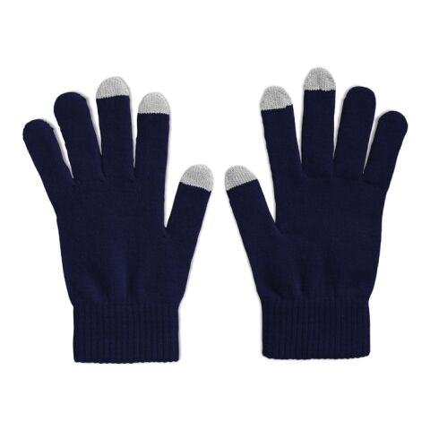 Gants tactiles smartphones bleu | sans marquage | non disponible | non disponible | non disponible