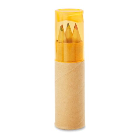 Tube de 6 crayons de couleur