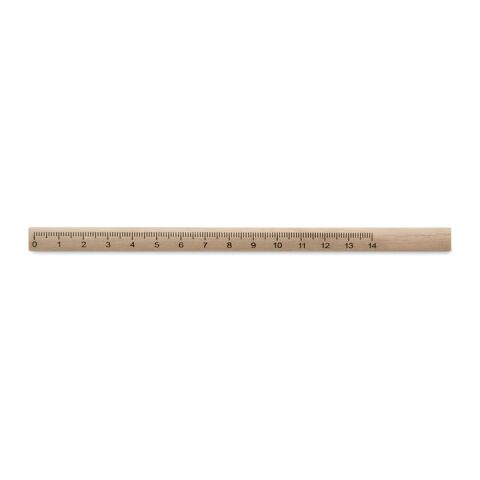 Crayon de charpentier bois-règle 14 cm