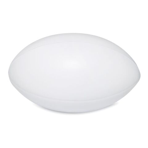 Anti-stress ballon de rugby blanc | sans marquage | non disponible | non disponible | non disponible