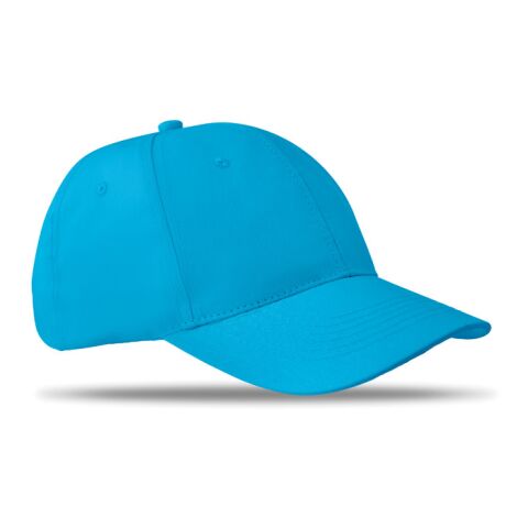 Casquette baseball 6 pans turquoise | sans marquage | non disponible | non disponible | non disponible