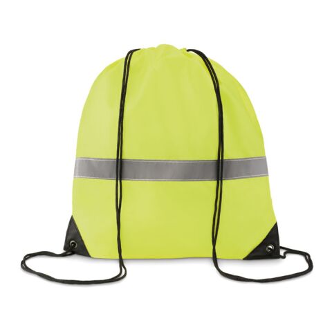 Sac à cordons bandes réfléchissantes jaune fluo | sans marquage | non disponible | non disponible | non disponible