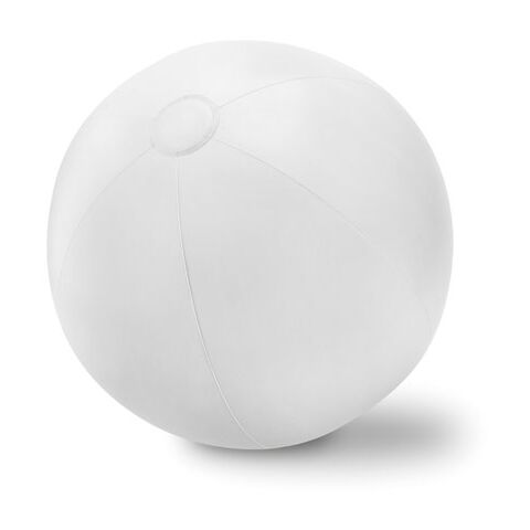 Ballon de plage gonflable en PVC blanc | sans marquage | non disponible | non disponible | non disponible