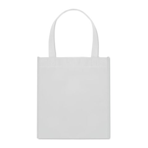 Shopping bag en non tissé blanc | sans marquage | non disponible | non disponible | non disponible