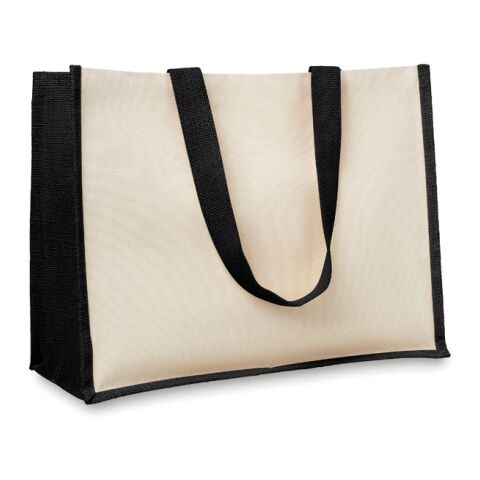 Sac shopping en jute et toile