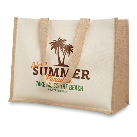 Sac shopping en jute et toile