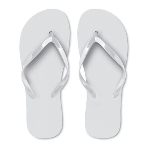 Tongs PE blanc | L | sans marquage | non disponible | non disponible