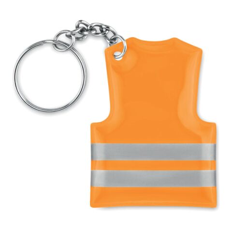 Porte-clés gilet de sécurité orange fluo | sans marquage | non disponible | non disponible