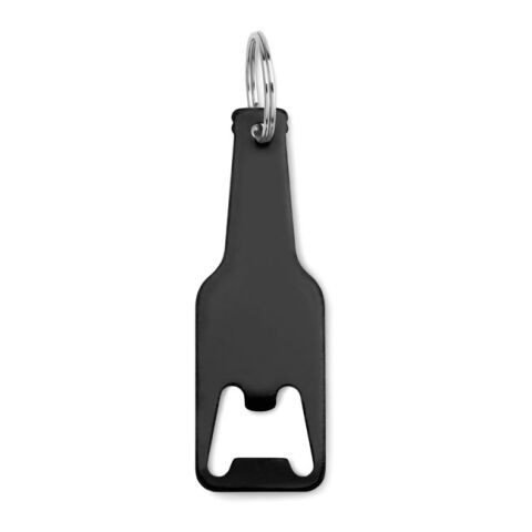 Porte-clés decapsuleur en alu noir | sans marquage | non disponible | non disponible