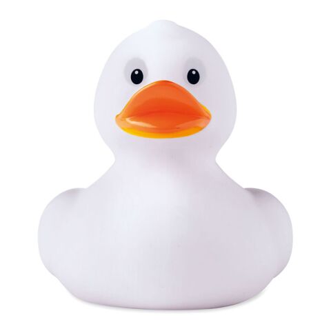 Canard anti-stress en PVC blanc | sans marquage | non disponible | non disponible
