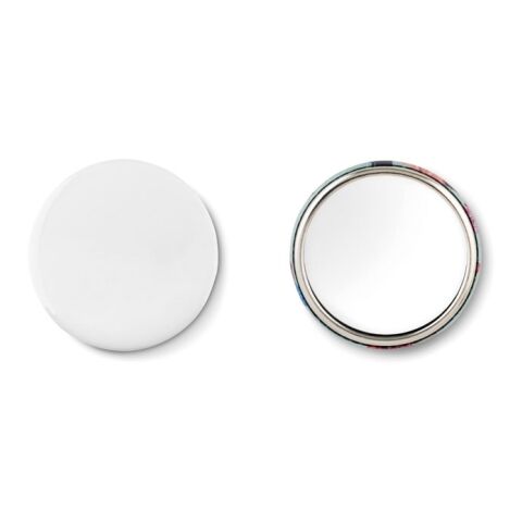 Printed Sample mirror button argent mate | sans marquage | non disponible | non disponible