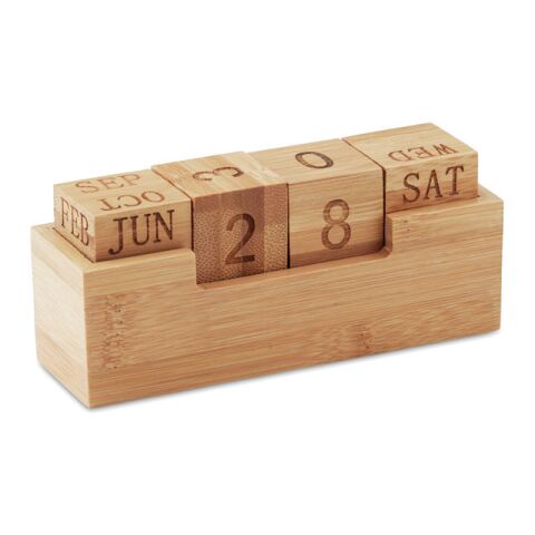 Calendrier en bambou bois | sans marquage | non disponible | non disponible