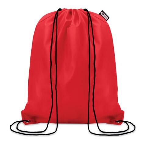 Sac cordelette en PET 190gr rouge | sans marquage | non disponible | non disponible | non disponible