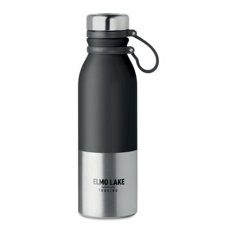 Bouteille double paroi 600ml. noir | sans marquage | non disponible | non disponible | non disponible
