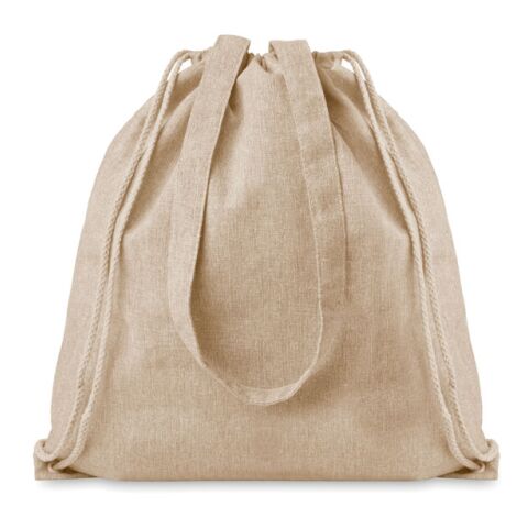 Sac en coton recyclé. beige | sans marquage | non disponible | non disponible | non disponible