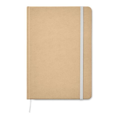 Carnet de note en carton recyclé A5 - pages lignées blanc | sans marquage | non disponible | non disponible | non disponible