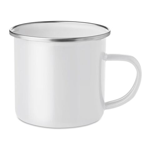 Mug en métal avec émail