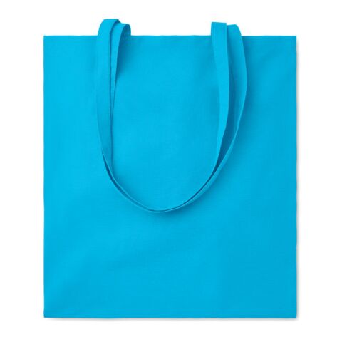 Sac shopping coton 180gr/m² turquoise | sans marquage | non disponible | non disponible | non disponible