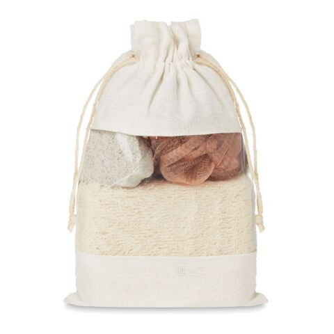 Set de bain pochette coton