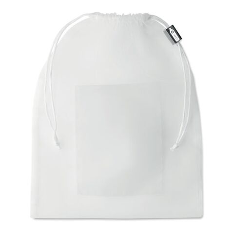 Sac alimentaire en filet RPET blanc | sans marquage | non disponible | non disponible | non disponible