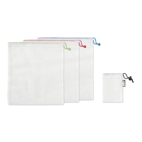 Lot de 3 sacs en RPET blanc | sans marquage | non disponible | non disponible | non disponible