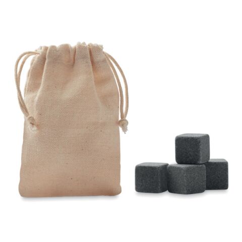 Cube en pierre dans pochette beige | sans marquage | non disponible | non disponible | non disponible