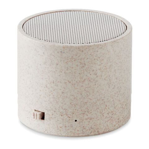 Haut-parleur BT paille de blé A beige | sans marquage | non disponible | non disponible