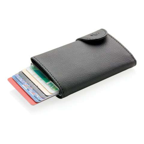 Porte-cartes / portefeuille anti-RFID C-Secure noir-argent | sans marquage | non disponible | non disponible | non disponible