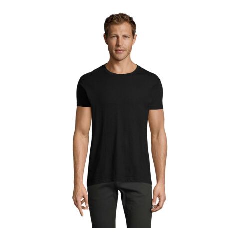 REGENT FIT T-SHIRT HOMME noir profond | XL | Sérigraphie 1 couleur | Côté 2 | 280 mm x 420 mm | non disponible