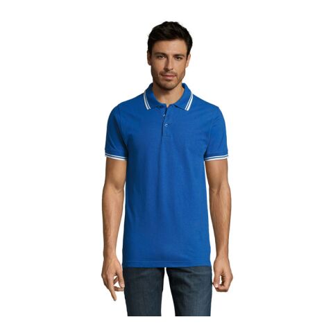 PASADENA MEN POLO 200 Royal/Blanc | L | sans marquage | non disponible | non disponible | non disponible