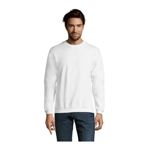 Spider Sweat Homme Col Rond blanc | L | Sérigraphie 1 couleur | Bras droit | 100 mm x 70 mm | non disponible
