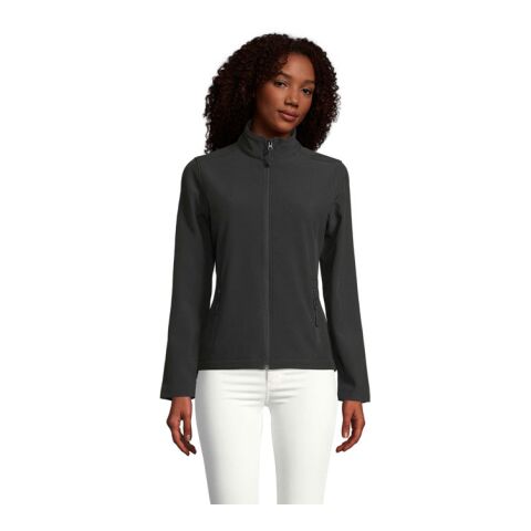 RACE WOMEN SS JACKET 280g noir | XL | Broderie | poitrine avant | 100 mm x 100 mm | 100