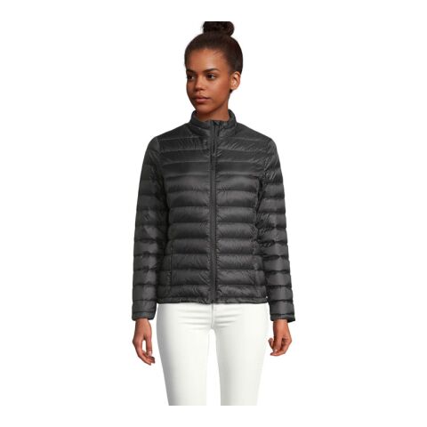 WILSON JACKET WOMEN 380T noir | XXL | Broderie | poitrine avant | 100 mm x 40 mm | 40