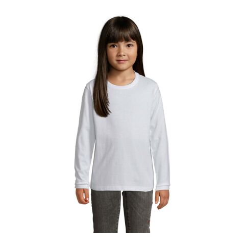 IMPERIAL enfant lsl 190g blanc | 4XL | Sérigraphie 1 couleur | Verso | 200 mm x 200 mm | non disponible