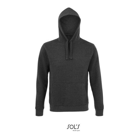 SPENCER SWEAT CAPUCHE 280 anthracite chine | L | Sérigraphie 1 couleur | Sous le capuchon | 280 mm x 300 mm | non disponible