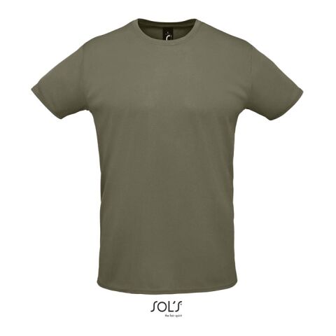 SPRINT UNI T-SHIRT 130g army | L | Sérigraphie 1 couleur | Verso | 280 mm x 400 mm | non disponible