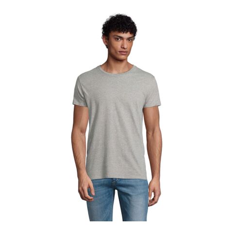 PIONEER MEN T-Shirt 175g gris chiné | XL | Sérigraphie 1 couleur | poitrine avant | 100 mm x 100 mm | non disponible
