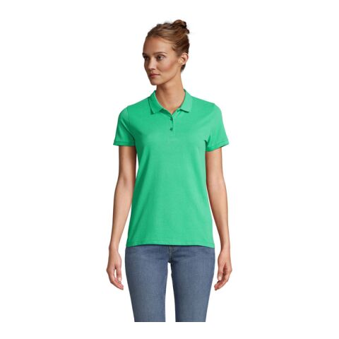 PLANET WOMEN Polo 170g vert printemps | XL | Sérigraphie 1 couleur | Recto | 200 mm x 200 mm | non disponible