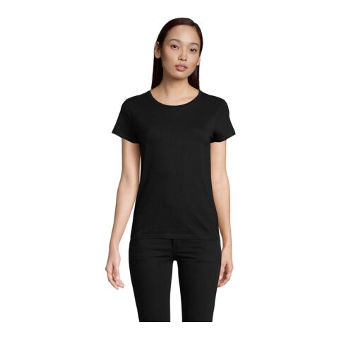 PIONEER WOMEN T-Shirt 175g noir profond | XL | 1-color Sérigraphie | poitrine avant | 100 mm x 100 mm | non disponible