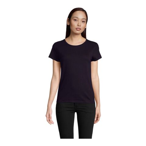 PIONEER WOMEN T-Shirt 175g blue marin | S | Sérigraphie 1 couleur | Verso | 280 mm x 400 mm | non disponible