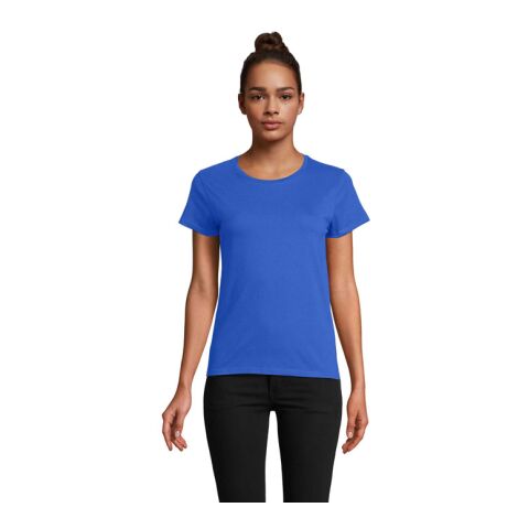CRUSADER WOMEN T-Shirt 150g bleu roi | XL | 1-color Sérigraphie | A l&#039;arrière | 280 mm x 400 mm | non disponible
