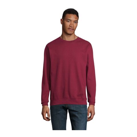 COLUMBIA SWEAT-SHIRT UNISEX bordeaux | XS | 1-color Sérigraphie | A l&#039;arrière | 280 mm x 400 mm | non disponible