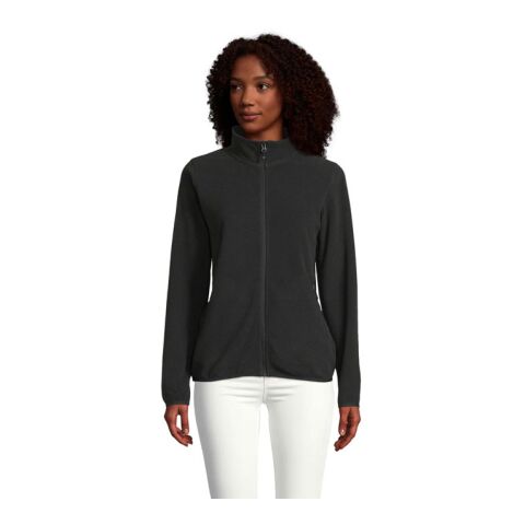 FACTOR veste fl femme 280g noir | M | Broderie | poitrine avant | 100 mm x 100 mm | 100